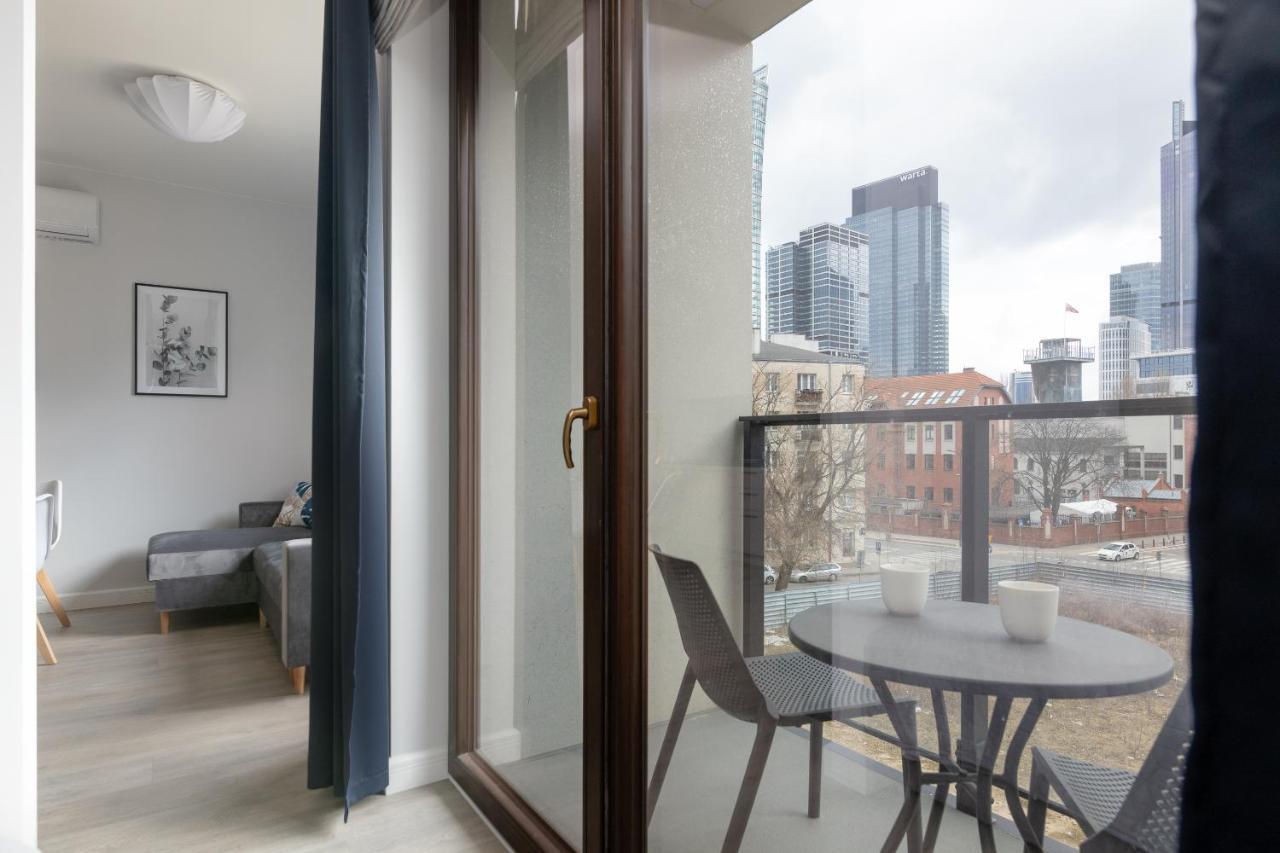 Warsaw Spire Stylish Apartament Eksteriør bilde